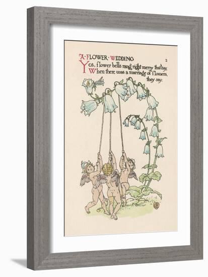 Bell Flower-Walter Crane-Framed Art Print