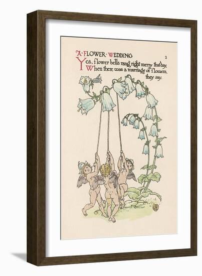 Bell Flower-Walter Crane-Framed Art Print