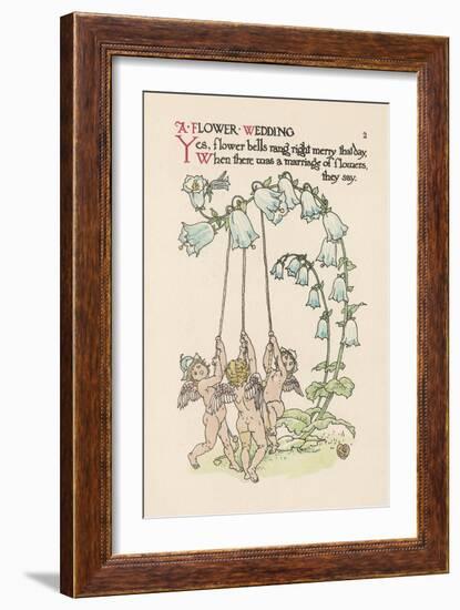 Bell Flower-Walter Crane-Framed Art Print