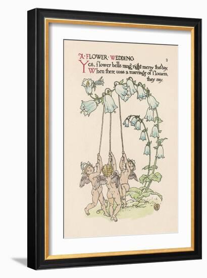 Bell Flower-Walter Crane-Framed Art Print