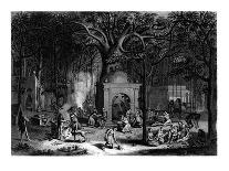 Hindu Fakirs Practising their Superstitious Rites under the Banyan Tree-Bell-Mounted Giclee Print