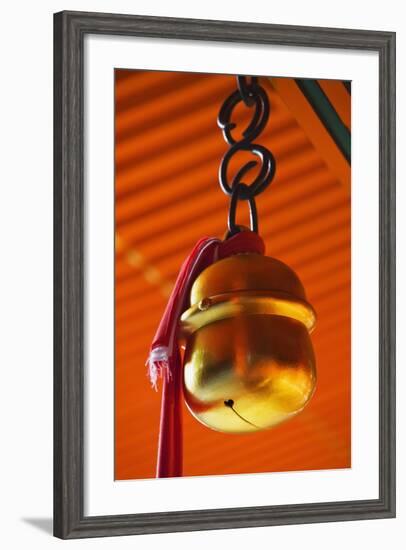 Bell in Fushimi-Inari-Taisha Shrine-Jon Hicks-Framed Photographic Print