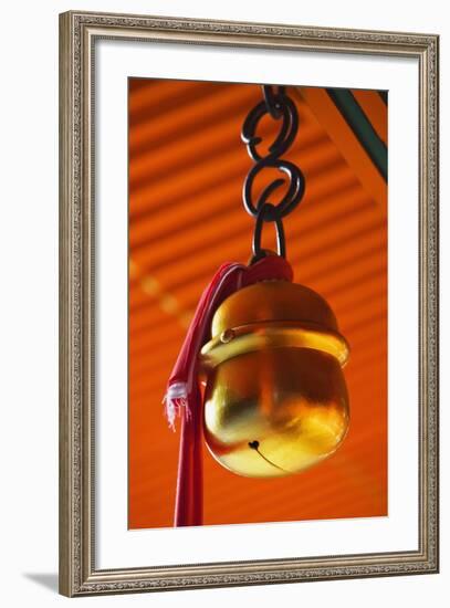 Bell in Fushimi-Inari-Taisha Shrine-Jon Hicks-Framed Photographic Print