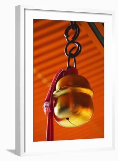 Bell in Fushimi-Inari-Taisha Shrine-Jon Hicks-Framed Photographic Print