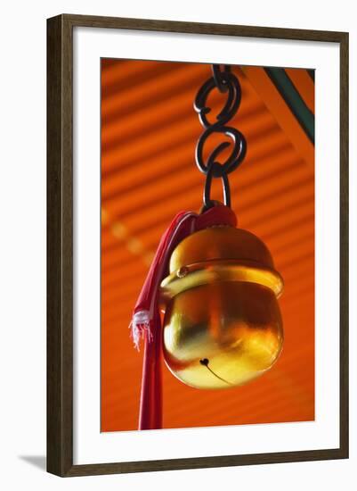 Bell in Fushimi-Inari-Taisha Shrine-Jon Hicks-Framed Photographic Print