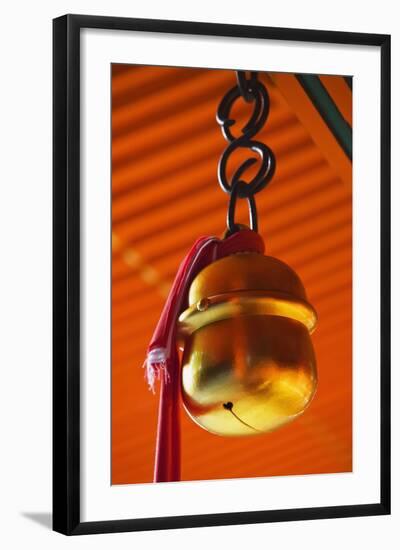 Bell in Fushimi-Inari-Taisha Shrine-Jon Hicks-Framed Photographic Print