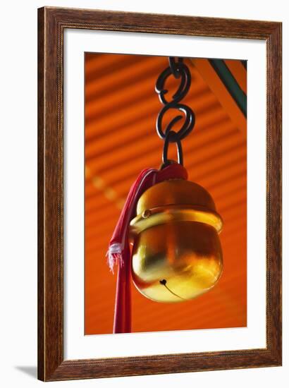 Bell in Fushimi-Inari-Taisha Shrine-Jon Hicks-Framed Photographic Print