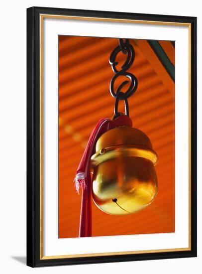 Bell in Fushimi-Inari-Taisha Shrine-Jon Hicks-Framed Photographic Print