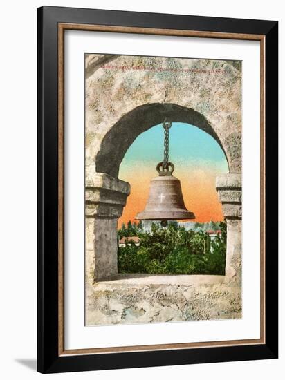 Bell, Mission Inn, Riverside, California-null-Framed Art Print