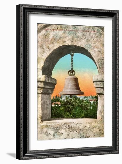 Bell, Mission Inn, Riverside, California-null-Framed Art Print