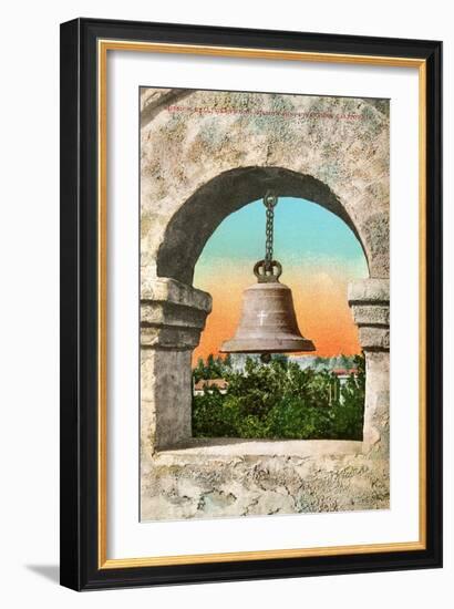 Bell, Mission Inn, Riverside, California-null-Framed Art Print