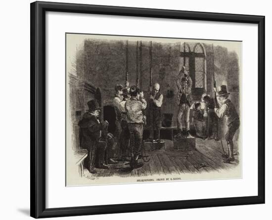 Bell-Ringing-Charles Keene-Framed Giclee Print