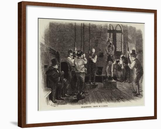 Bell-Ringing-Charles Keene-Framed Giclee Print