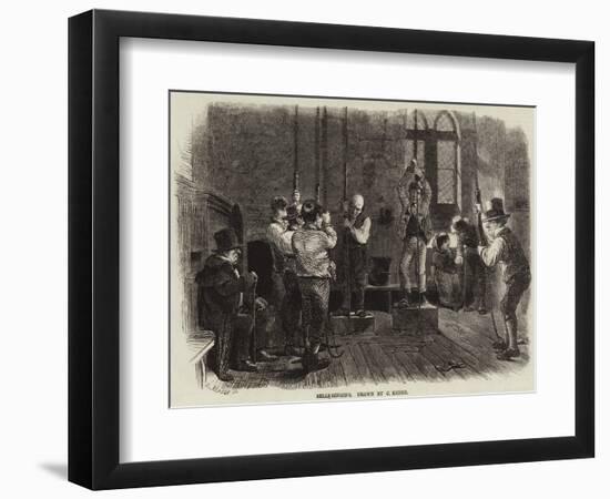 Bell-Ringing-Charles Keene-Framed Giclee Print