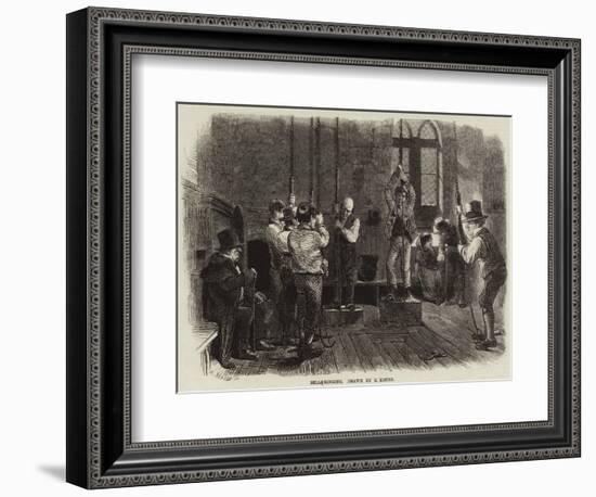 Bell-Ringing-Charles Keene-Framed Giclee Print