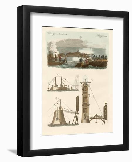 Bell Rock Lighthouse-null-Framed Giclee Print