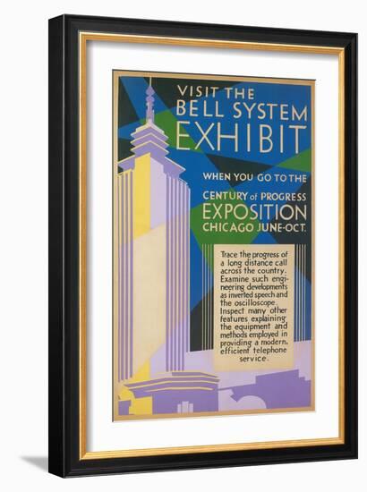 Bell System Exhibit, Chicago World's Fair-null-Framed Art Print