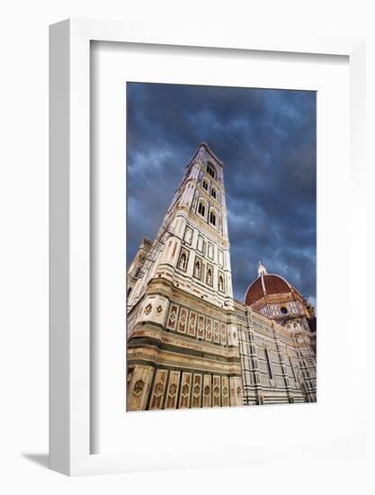 Bell Tower Next to Basilica Di Santa Maria Del Fiore, Florence, Italy-Jaynes Gallery-Framed Photographic Print