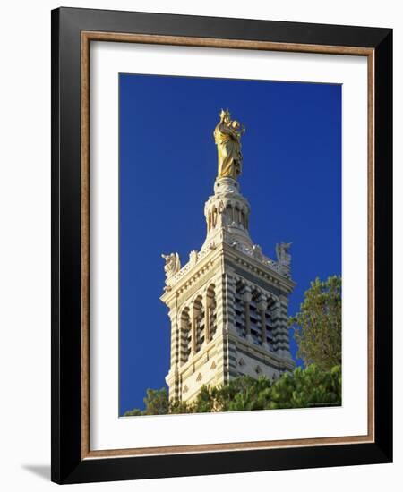 Bell Tower of Basilica of Notre Dame De La Garde, Provence-Alpes-Cote-D'Azur, France-Ruth Tomlinson-Framed Photographic Print