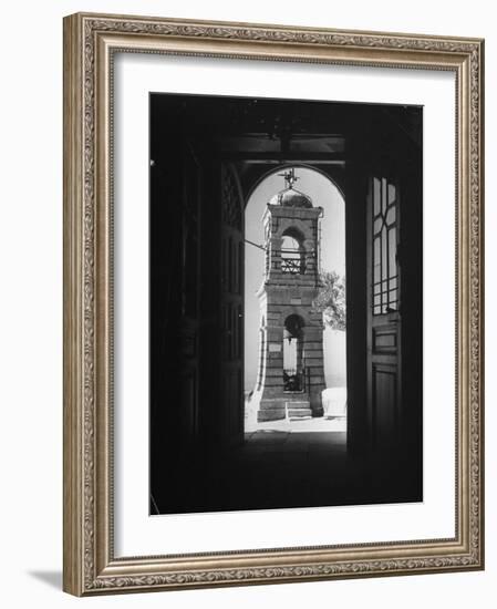 Bell Tower of Haghios Goergios-Dmitri Kessel-Framed Photographic Print