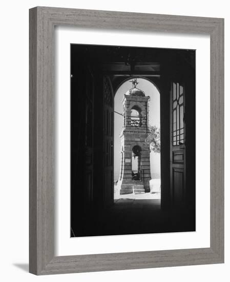 Bell Tower of Haghios Goergios-Dmitri Kessel-Framed Photographic Print