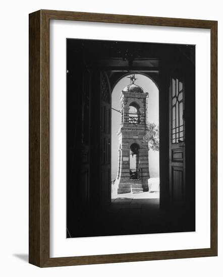 Bell Tower of Haghios Goergios-Dmitri Kessel-Framed Photographic Print