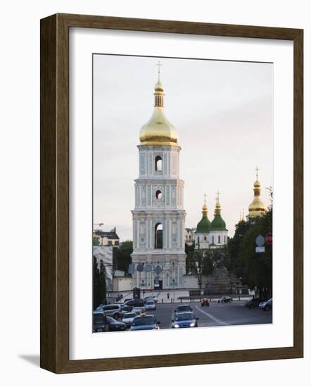Bell Tower of St. Sophia's Cathedral Built Between 1017 and 1031, Kiev, Ukraine-Christian Kober-Framed Photographic Print