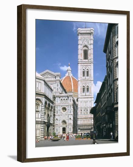 Bell Tower of the Duomo, Florence, Italy-Peter Thompson-Framed Photographic Print