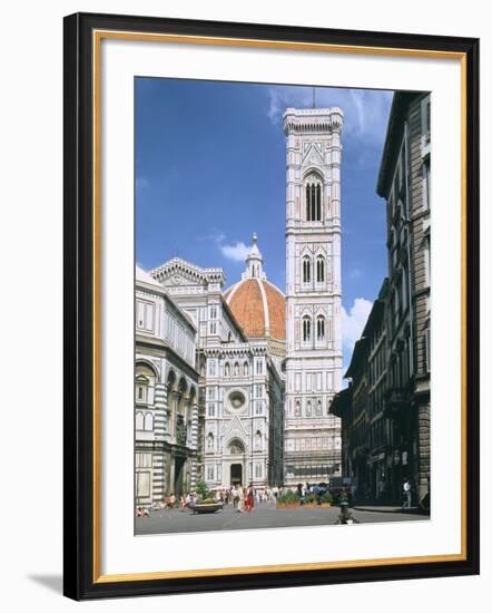 Bell Tower of the Duomo, Florence, Italy-Peter Thompson-Framed Photographic Print