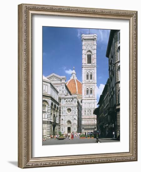 Bell Tower of the Duomo, Florence, Italy-Peter Thompson-Framed Photographic Print