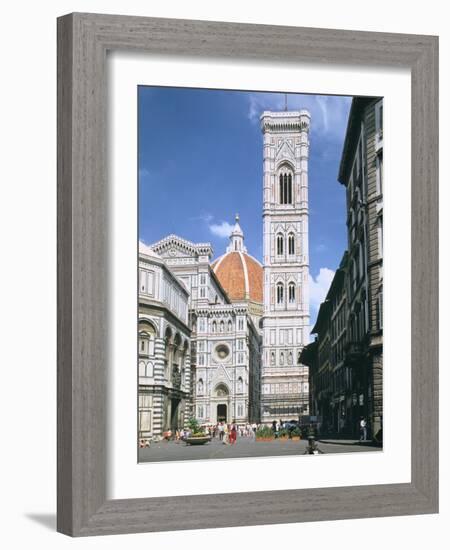 Bell Tower of the Duomo, Florence, Italy-Peter Thompson-Framed Photographic Print
