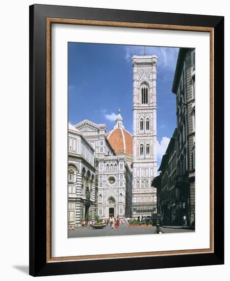 Bell Tower of the Duomo, Florence, Italy-Peter Thompson-Framed Photographic Print