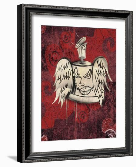 Bell with Wings-Whoartnow-Framed Giclee Print