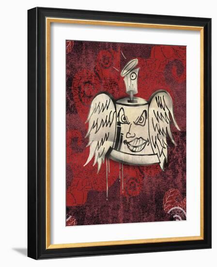 Bell with Wings-Whoartnow-Framed Giclee Print