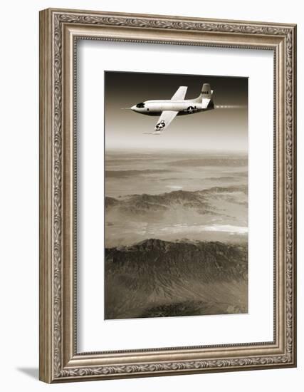 Bell X-1 Supersonic Aircraft-Detlev Van Ravenswaay-Framed Photographic Print