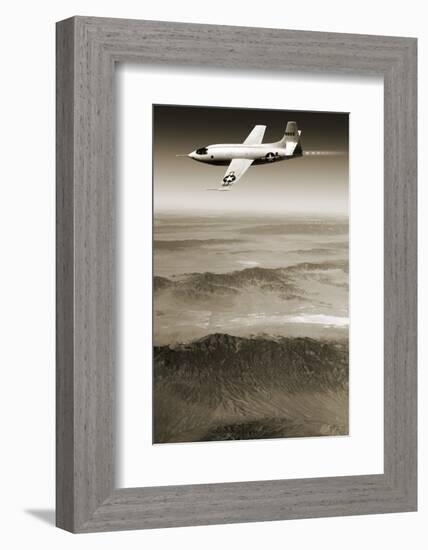 Bell X-1 Supersonic Aircraft-Detlev Van Ravenswaay-Framed Photographic Print