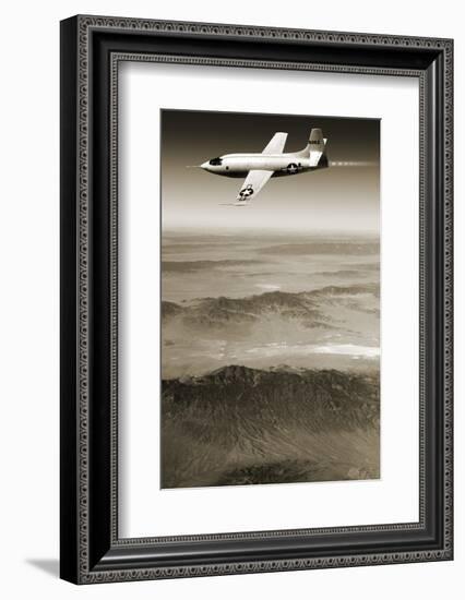 Bell X-1 Supersonic Aircraft-Detlev Van Ravenswaay-Framed Photographic Print