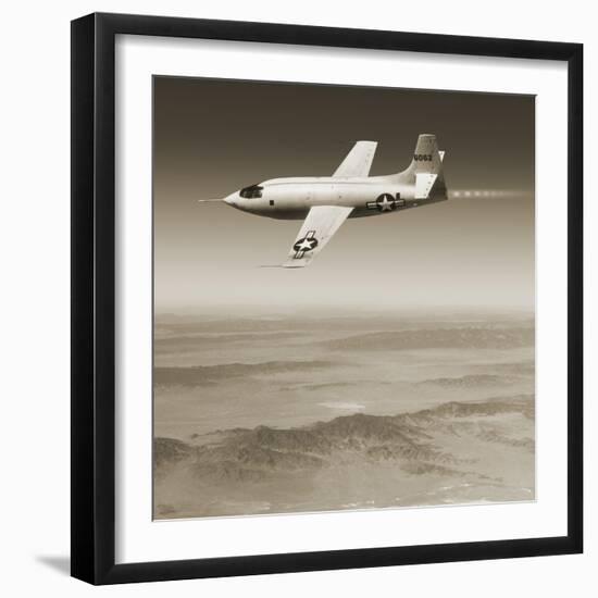 Bell X-1 Supersonic Aircraft-Detlev Van Ravenswaay-Framed Photographic Print