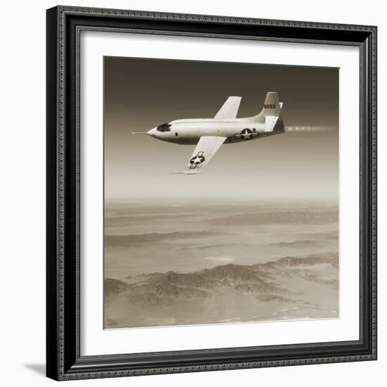 Bell X-1 Supersonic Aircraft-Detlev Van Ravenswaay-Framed Photographic Print