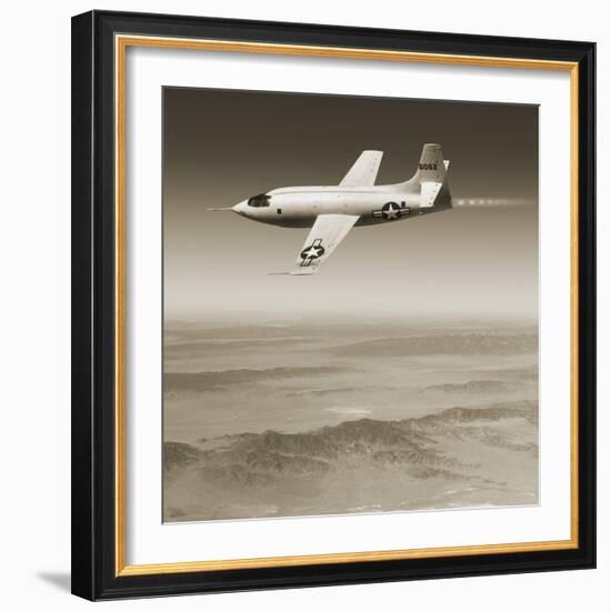 Bell X-1 Supersonic Aircraft-Detlev Van Ravenswaay-Framed Photographic Print