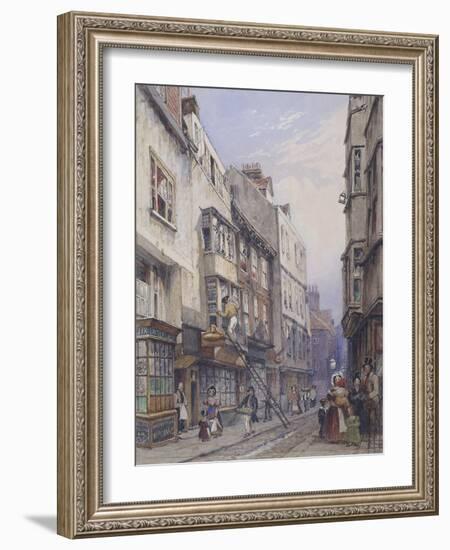 Bell Yard Near Chancery Lane, London, 1835-George Sidney Shepherd-Framed Giclee Print