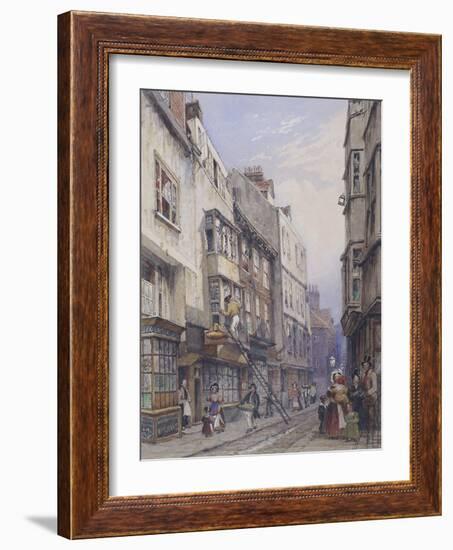 Bell Yard Near Chancery Lane, London, 1835-George Sidney Shepherd-Framed Giclee Print