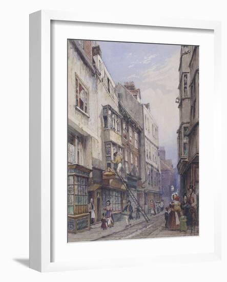 Bell Yard Near Chancery Lane, London, 1835-George Sidney Shepherd-Framed Giclee Print