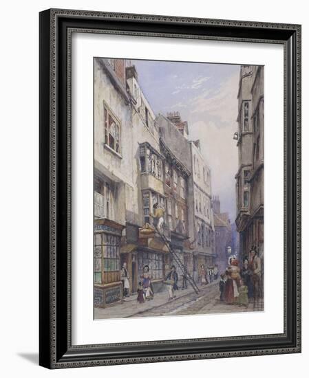 Bell Yard Near Chancery Lane, London, 1835-George Sidney Shepherd-Framed Giclee Print