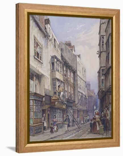 Bell Yard Near Chancery Lane, London, 1835-George Sidney Shepherd-Framed Premier Image Canvas