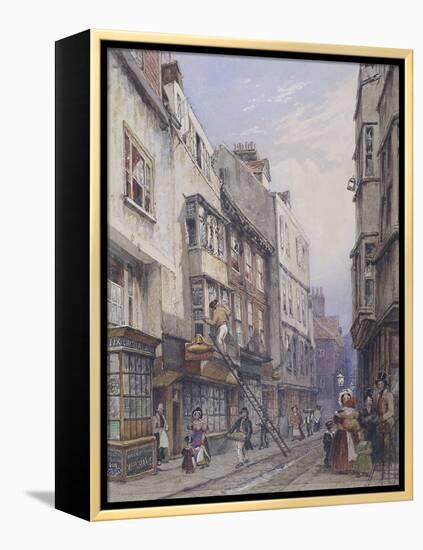 Bell Yard Near Chancery Lane, London, 1835-George Sidney Shepherd-Framed Premier Image Canvas