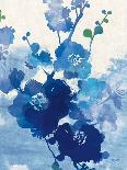 Blue Floralesque 1-Bella Dos Santos-Art Print