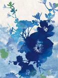 Blue Floralesque 1-Bella Dos Santos-Art Print