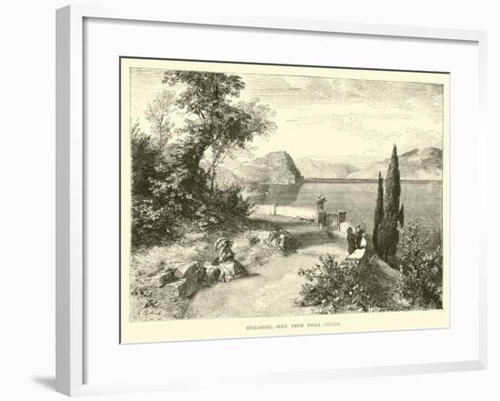 Bellaggio, Seen from Villa Giulia-null-Framed Giclee Print