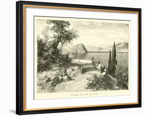 Bellaggio, Seen from Villa Giulia-null-Framed Giclee Print